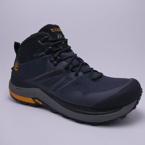 Topo Athletic  Men's 11.5 Trailventure 2 WP Hiking Shoes Charcoal Orange 5MM Dro